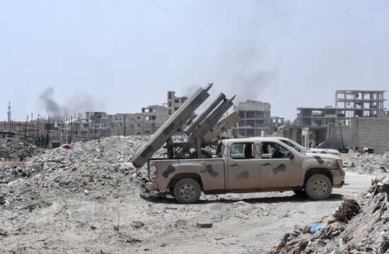 Developments near Yarmouk refugee camp in southern outskirts of Damascus