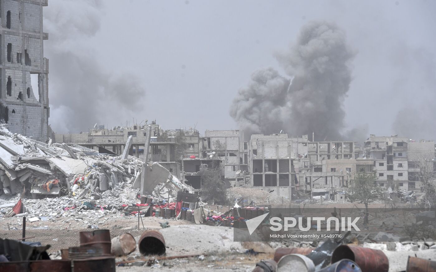 Developments near Yarmouk refugee camp in southern outskirts of Damascus