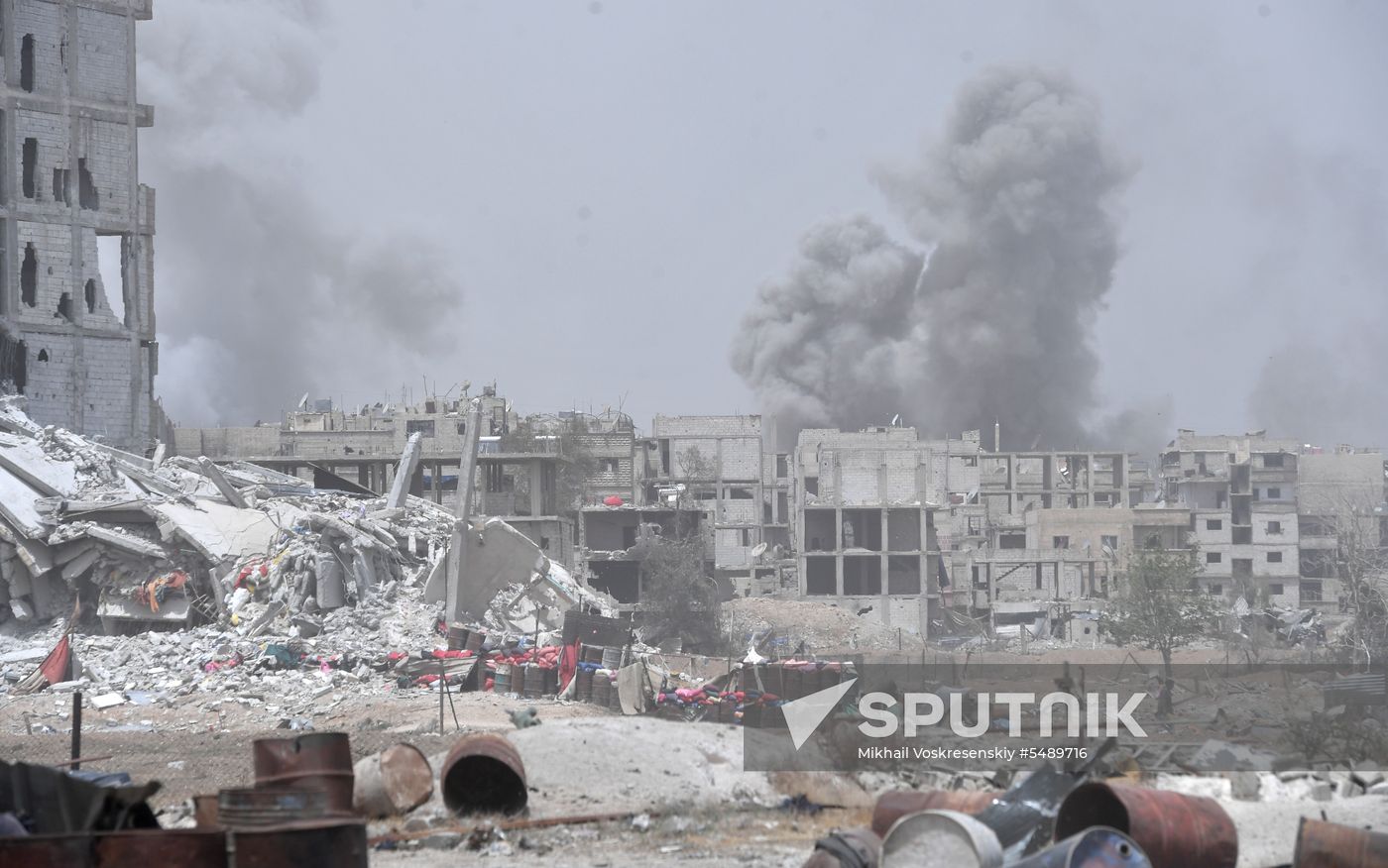 Developments near Yarmouk refugee camp in southern outskirts of Damascus