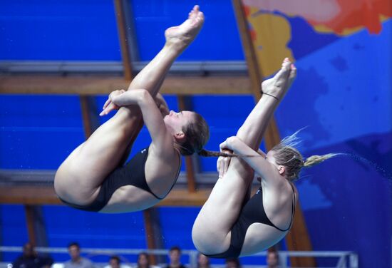 Diving. FINA world series 2018. Day one