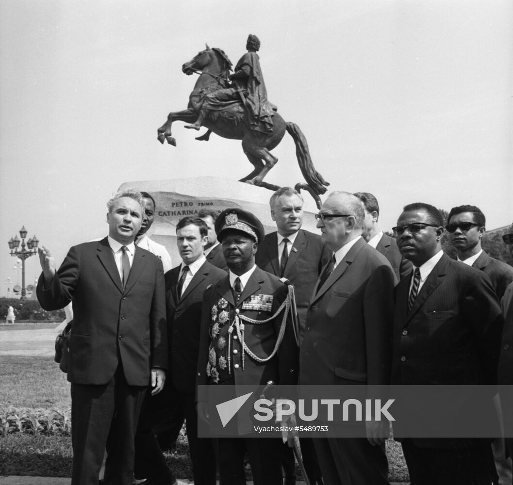 Jean-Bedel Bokassa's visit to USSR