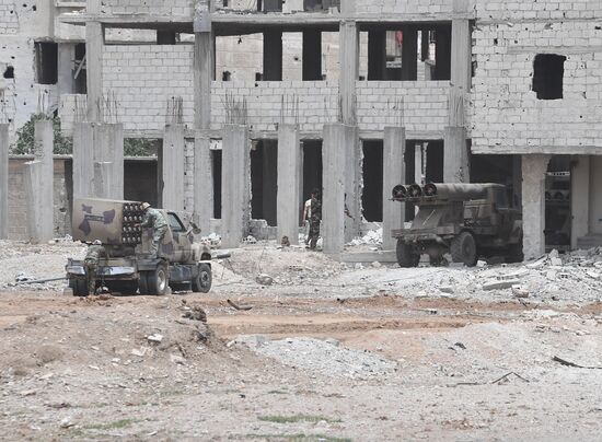 Developments near Yarmouk refugee camp in southern outskirts of Damascus