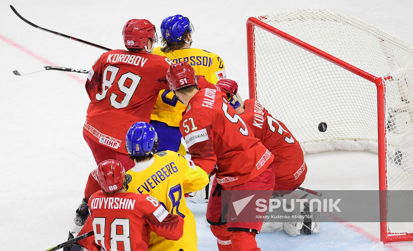 Ice hockey. World Championship. Sweden vs. Belarus