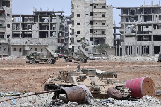 Developments near Yarmouk refugee camp in southern outskirts of Damascus