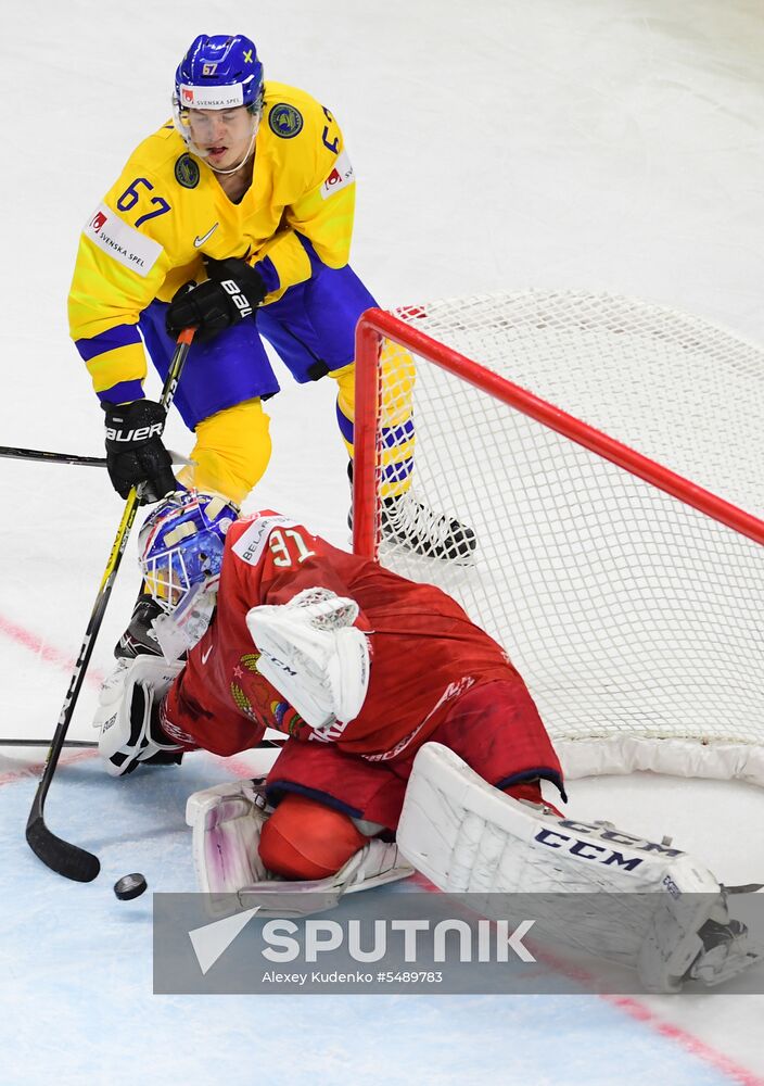 Ice hockey. World Championship. Sweden vs. Belarus