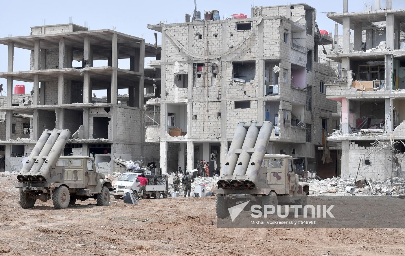 Developments near Yarmouk refugee camp in southern outskirts of Damascus