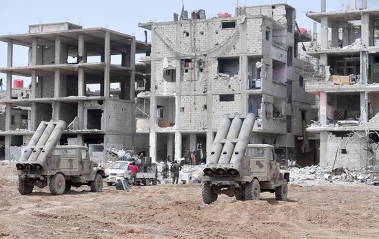 Developments near Yarmouk refugee camp in southern outskirts of Damascus