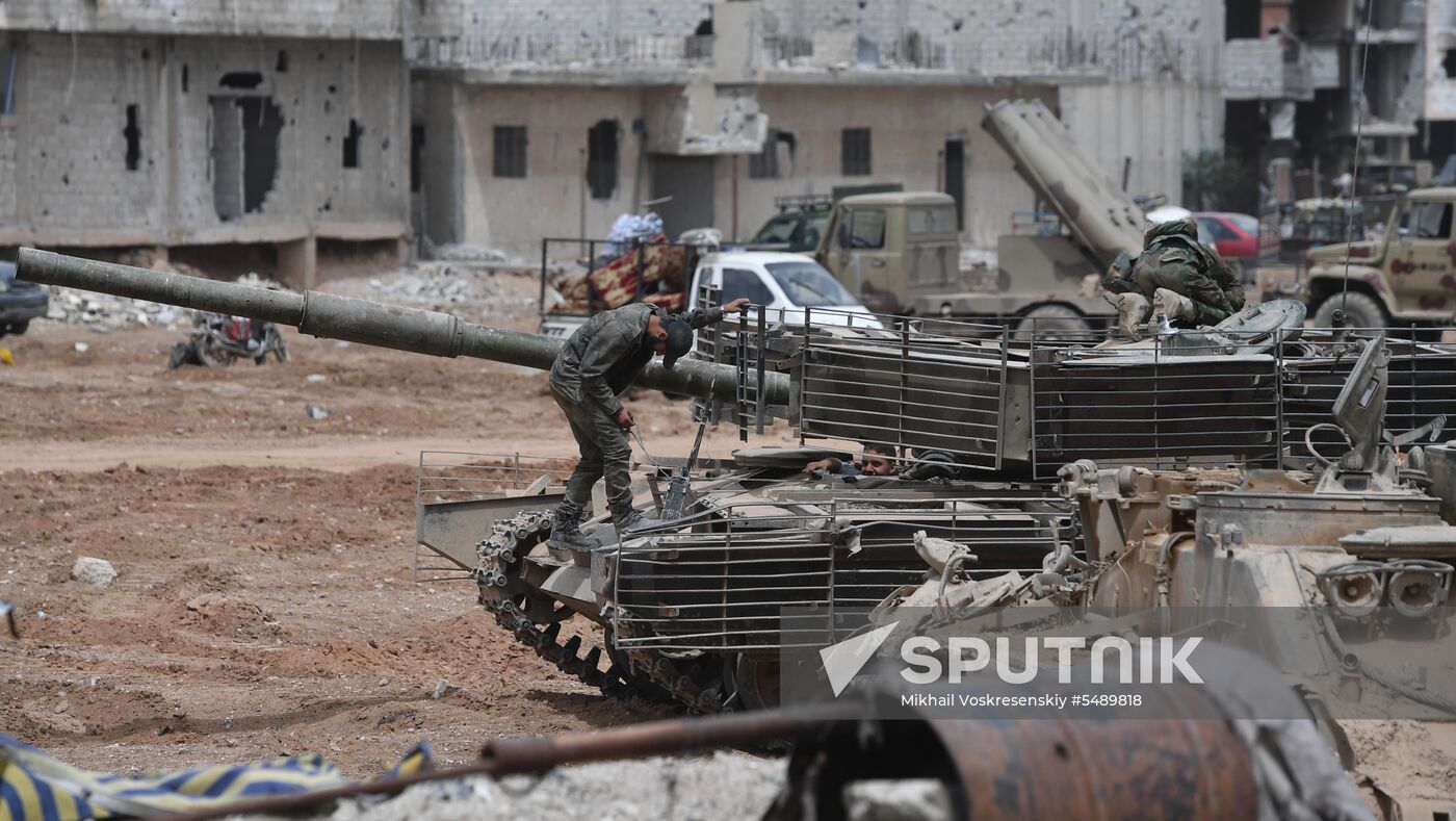 Developments near Yarmouk refugee camp in southern outskirts of Damascus