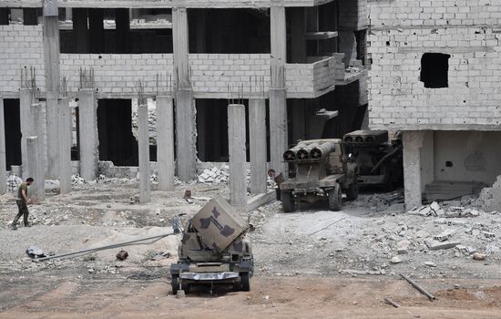 Developments near Yarmouk refugee camp in southern outskirts of Damascus