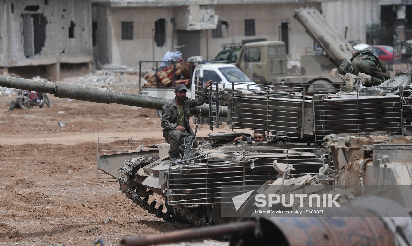 Developments near Yarmouk refugee camp in southern outskirts of Damascus