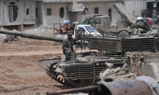 Developments near Yarmouk refugee camp in southern outskirts of Damascus
