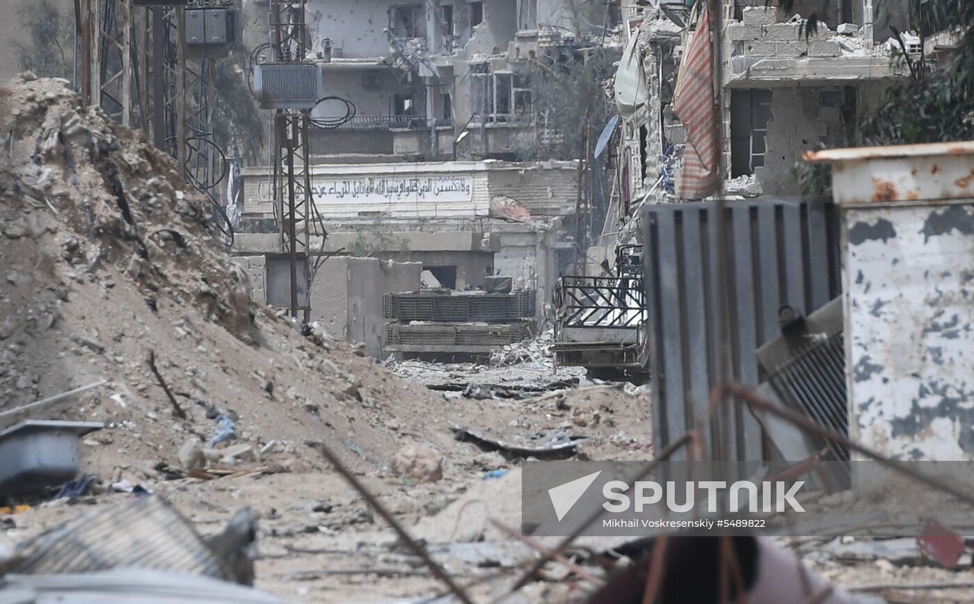 Developments near Yarmouk refugee camp in southern outskirts of Damascus