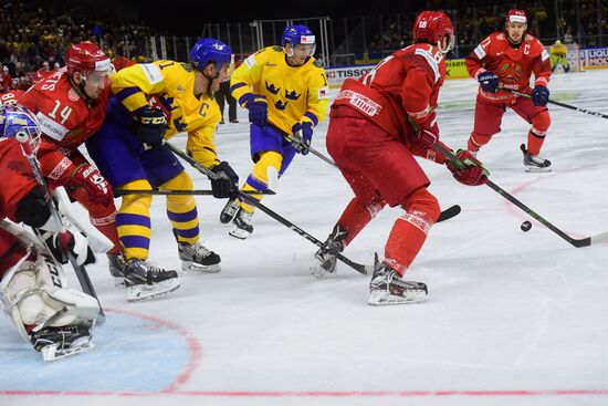 Ice hockey. World Championship. Sweden vs. Belarus