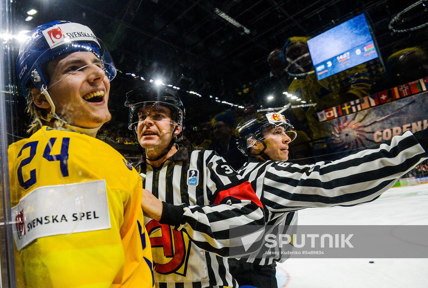 Ice hockey. World Championship. Sweden vs. Belarus