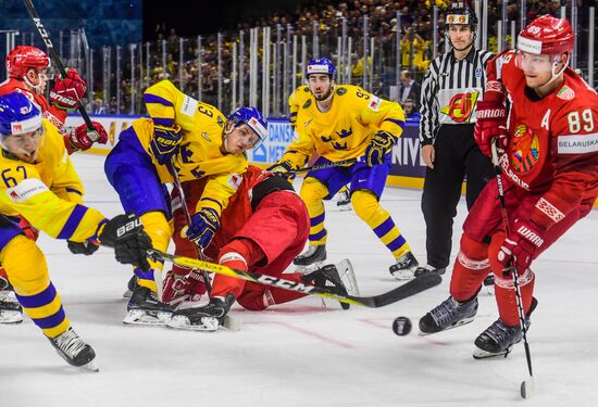Ice hockey. World Championship. Sweden vs. Belarus