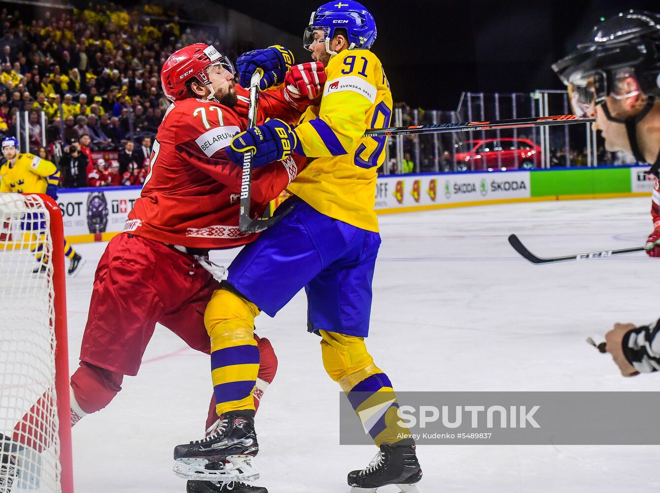 Ice hockey. World Championship. Sweden vs. Belarus
