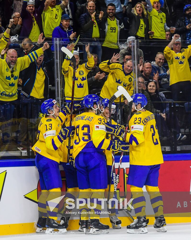Ice hockey. World Championship. Sweden vs. Belarus