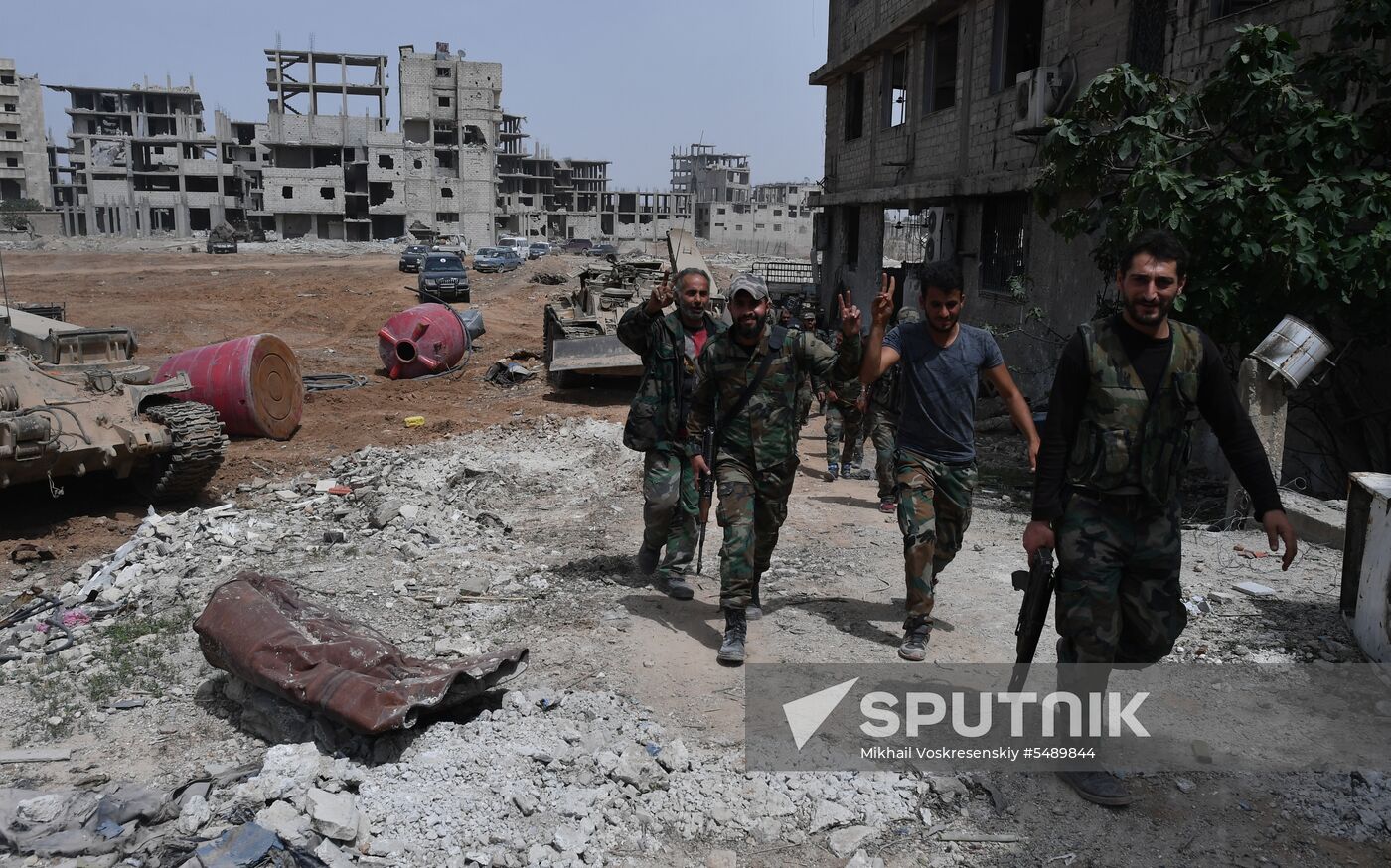 Developments near Yarmouk refugee camp in southern outskirts of Damascus
