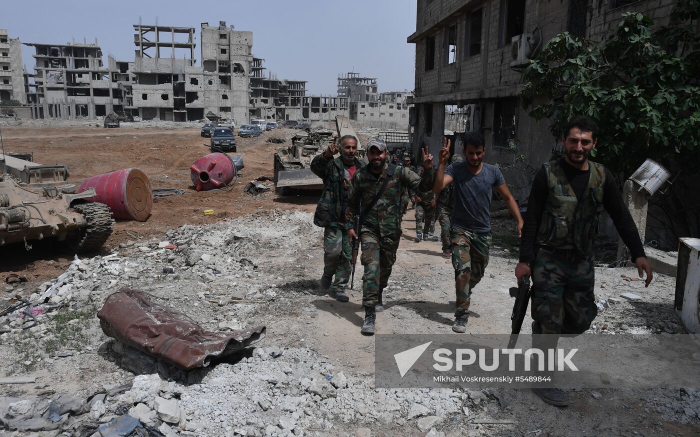 Developments near Yarmouk refugee camp in southern outskirts of Damascus