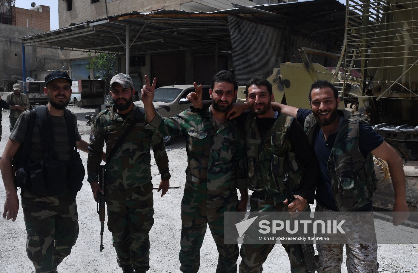 Developments near Yarmouk refugee camp in southern outskirts of Damascus