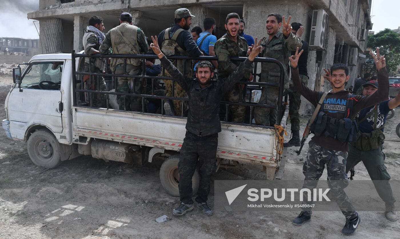 Developments near Yarmouk refugee camp in southern outskirts of Damascus