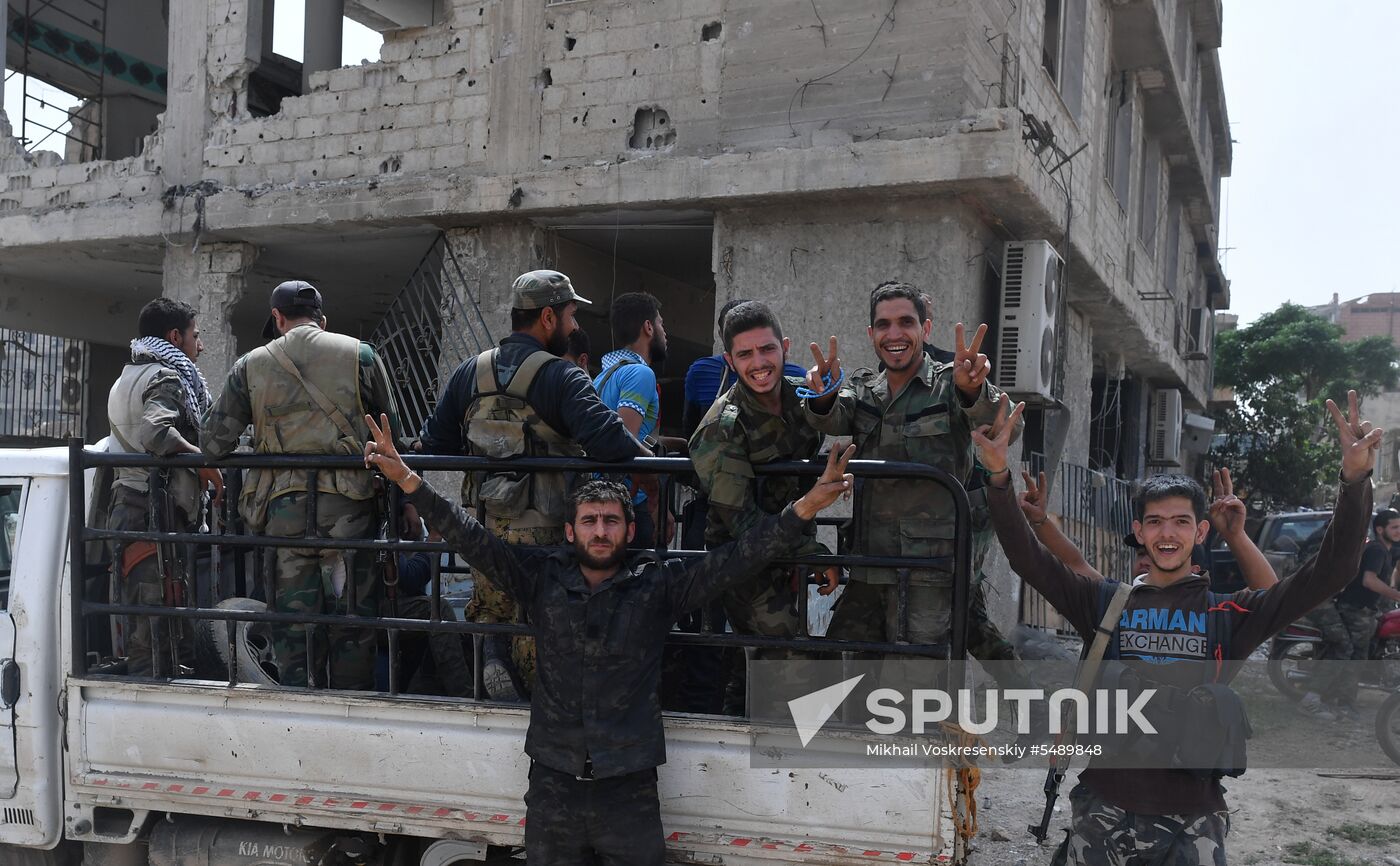 Developments near Yarmouk refugee camp in southern outskirts of Damascus