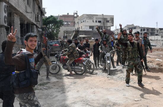 Developments near Yarmouk refugee camp in southern outskirts of Damascus