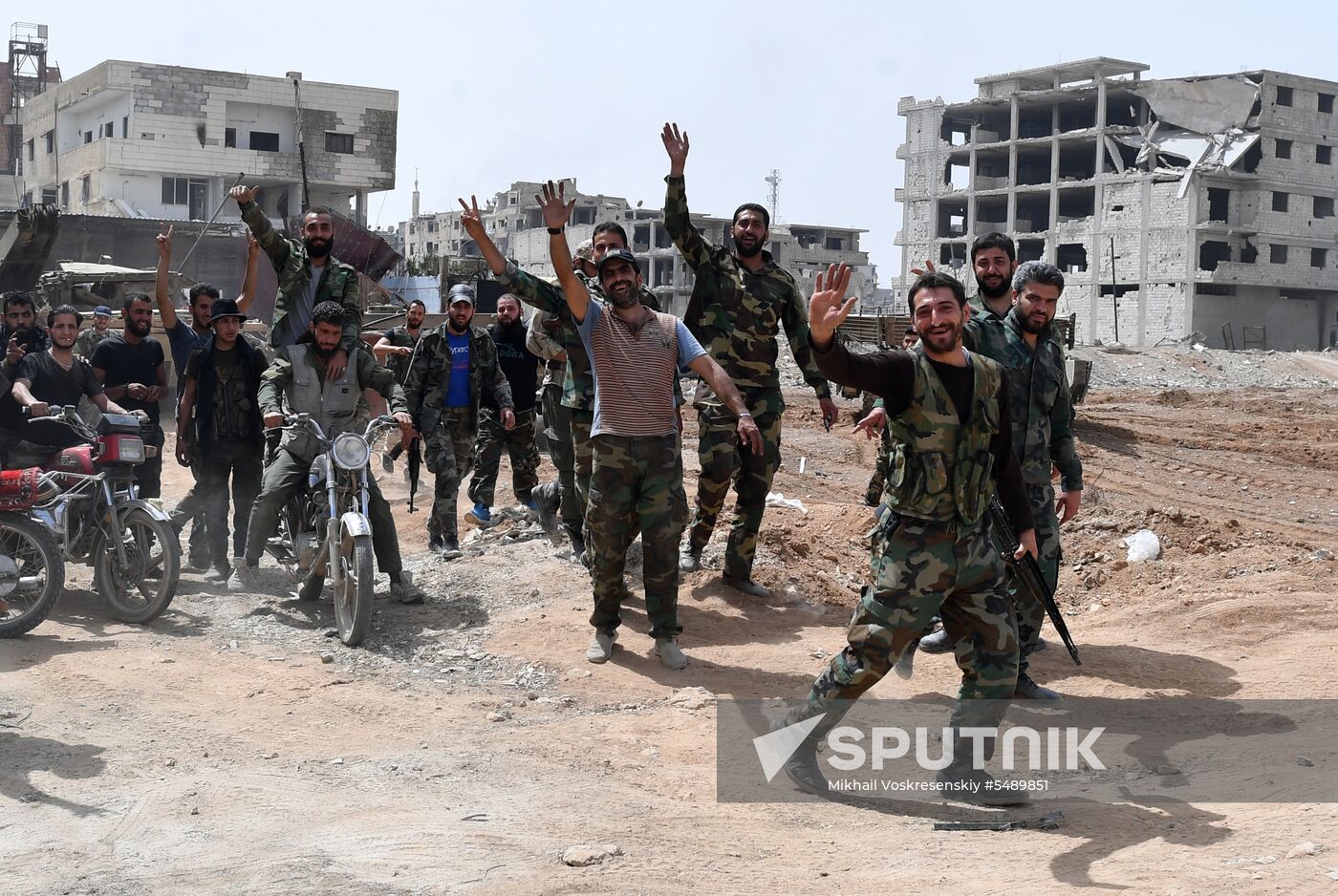 Developments near Yarmouk refugee camp in southern outskirts of Damascus