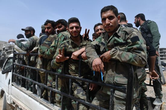 Developments near Yarmouk refugee camp in southern outskirts of Damascus