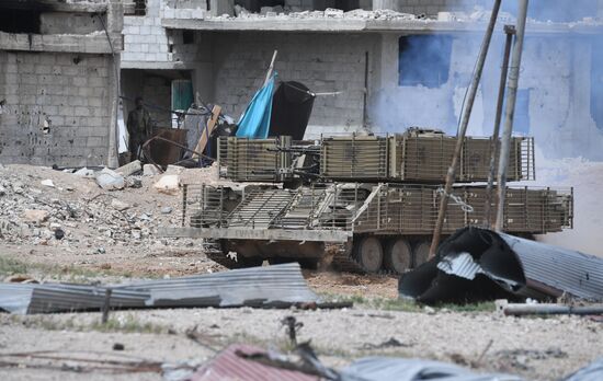 Developments near Yarmouk refugee camp in southern outskirts of Damascus