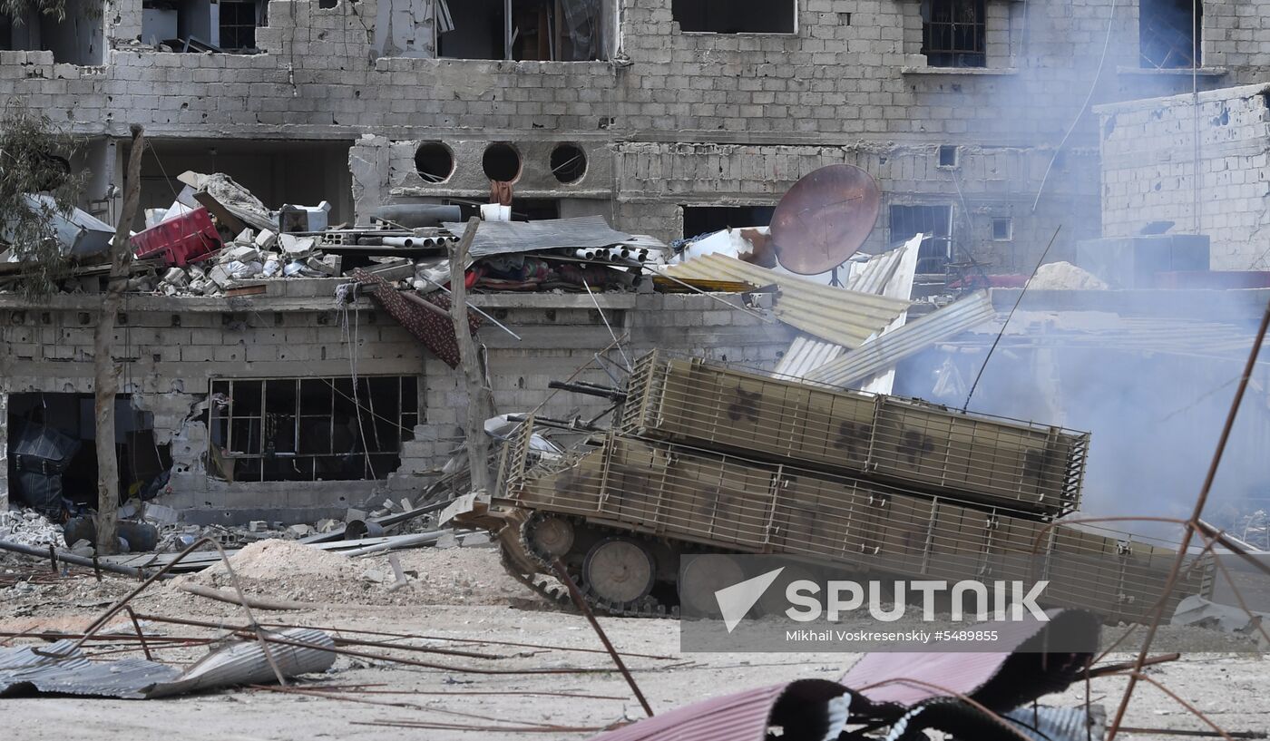 Developments near Yarmouk refugee camp in southern outskirts of Damascus