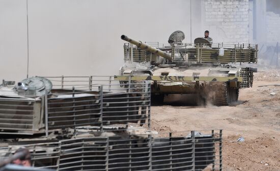 Developments near Yarmouk refugee camp in southern outskirts of Damascus