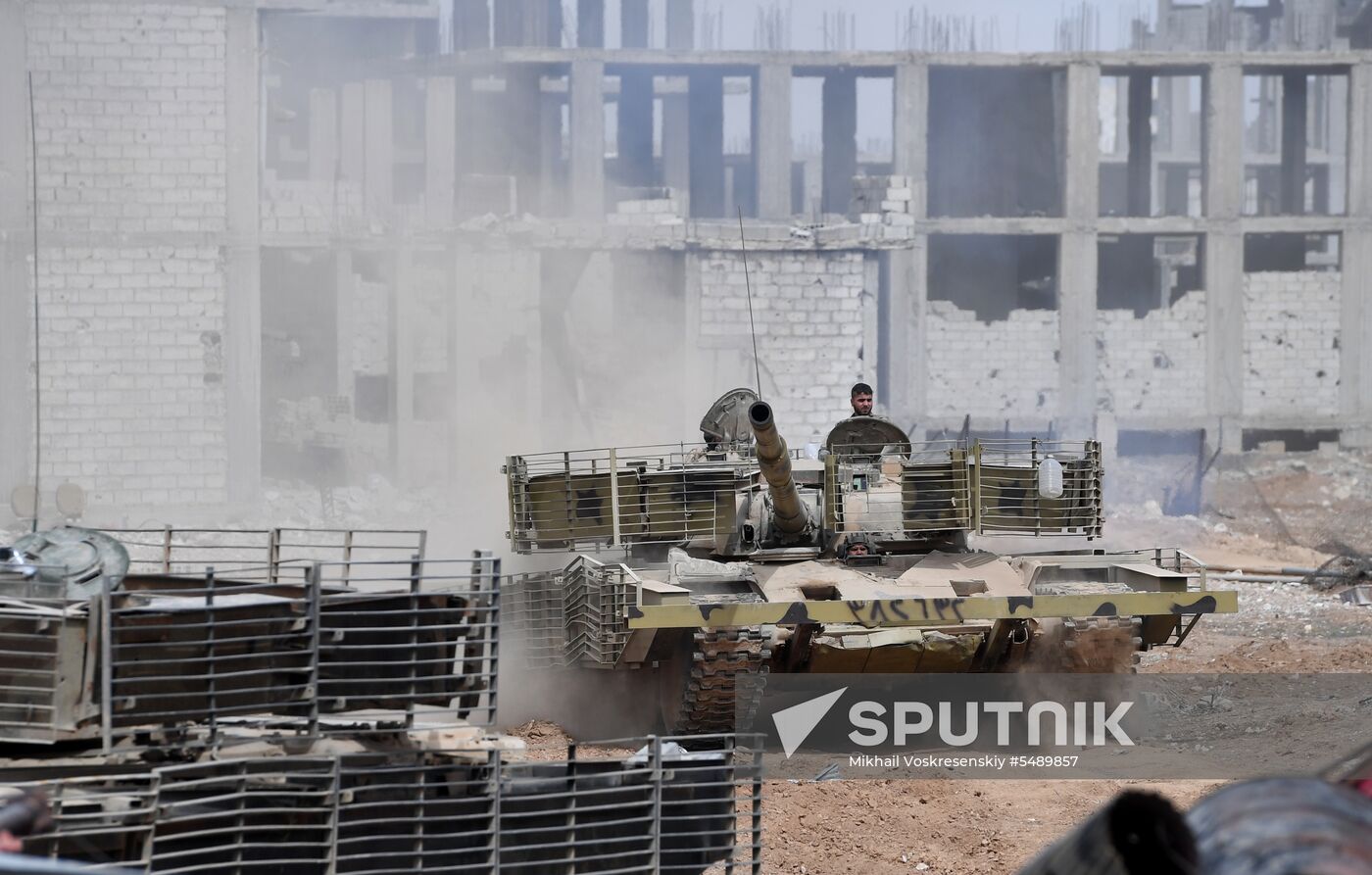 Developments near Yarmouk refugee camp in southern outskirts of Damascus