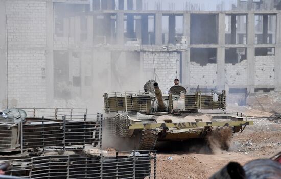 Developments near Yarmouk refugee camp in southern outskirts of Damascus