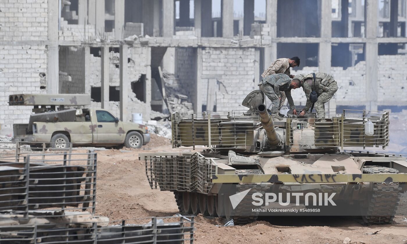 Developments near Yarmouk refugee camp in southern outskirts of Damascus