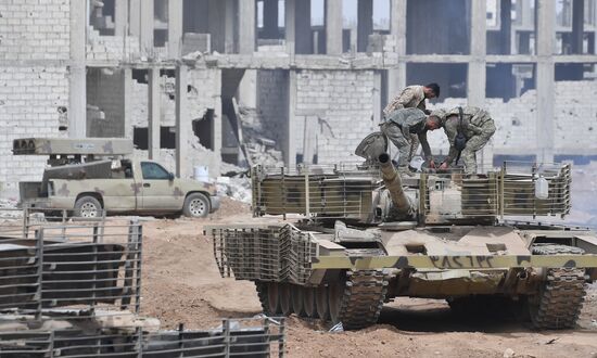 Developments near Yarmouk refugee camp in southern outskirts of Damascus