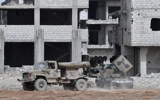 Developments near Yarmouk refugee camp in southern outskirts of Damascus