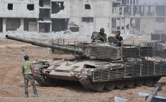 Developments near Yarmouk refugee camp in southern outskirts of Damascus
