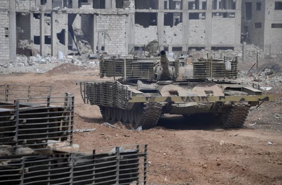 Developments near Yarmouk refugee camp in southern outskirts of Damascus