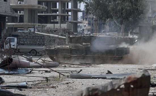 Developments near Yarmouk refugee camp in southern outskirts of Damascus