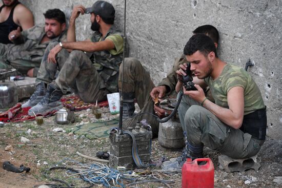 Developments near Yarmouk refugee camp in southern outskirts of Damascus