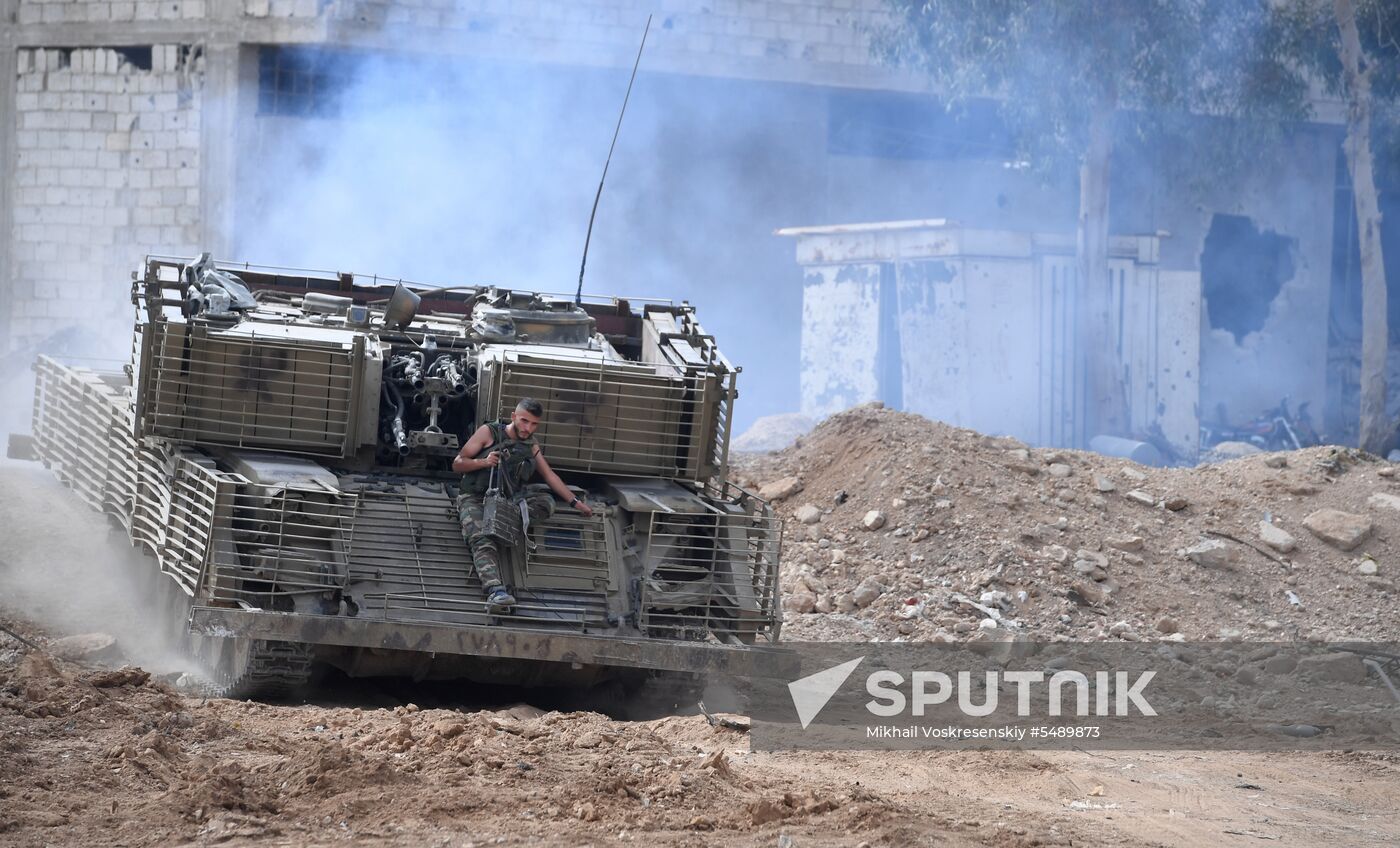 Developments near Yarmouk refugee camp in southern outskirts of Damascus