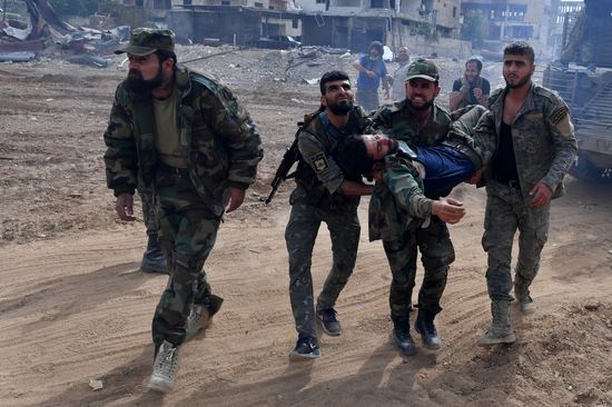 Developments near Yarmouk refugee camp in southern outskirts of Damascus