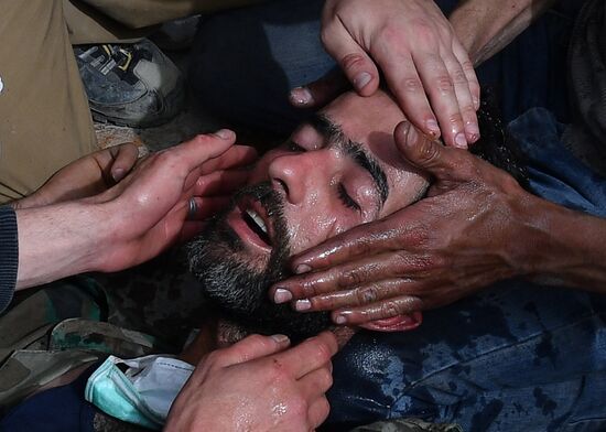 Developments near Yarmouk refugee camp in southern outskirts of Damascus