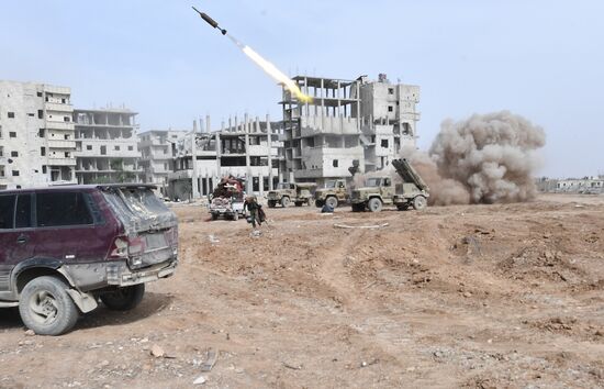 Developments near Yarmouk refugee camp in southern outskirts of Damascus