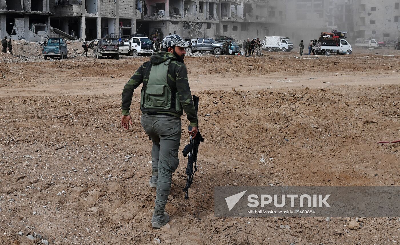 Developments near Yarmouk refugee camp in southern outskirts of Damascus