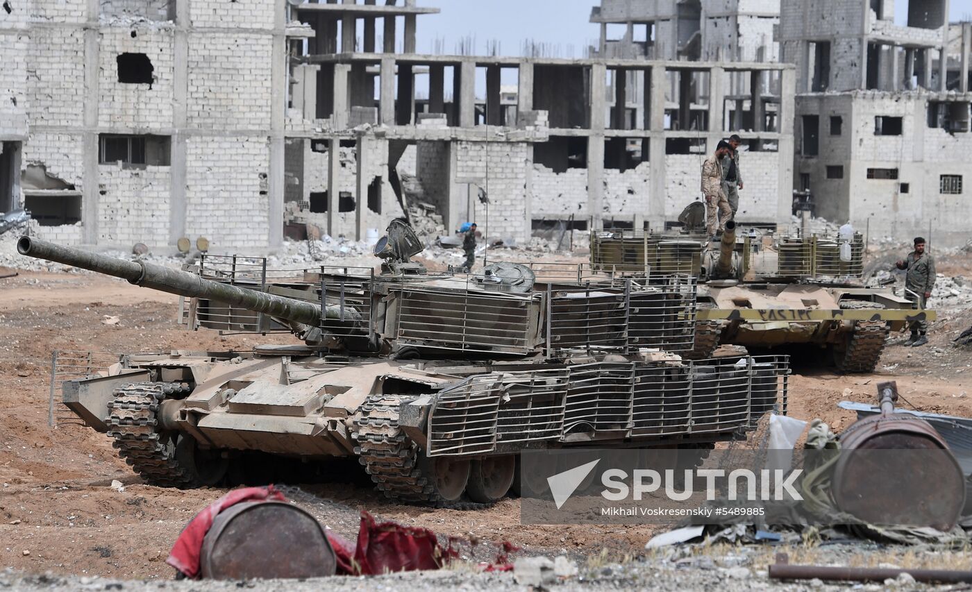 Developments near Yarmouk refugee camp in southern outskirts of Damascus