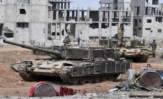 Developments near Yarmouk refugee camp in southern outskirts of Damascus