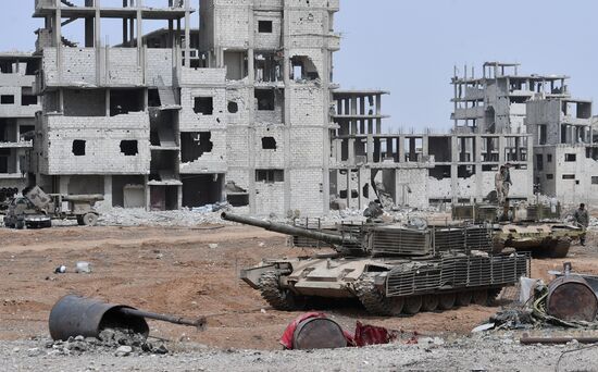 Developments near Yarmouk refugee camp in southern outskirts of Damascus