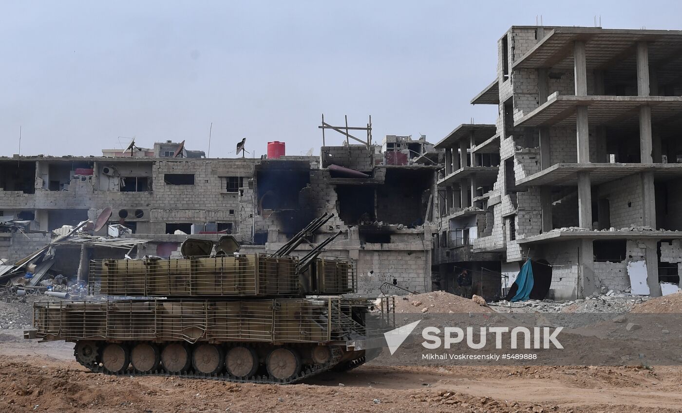 Developments near Yarmouk refugee camp in southern outskirts of Damascus